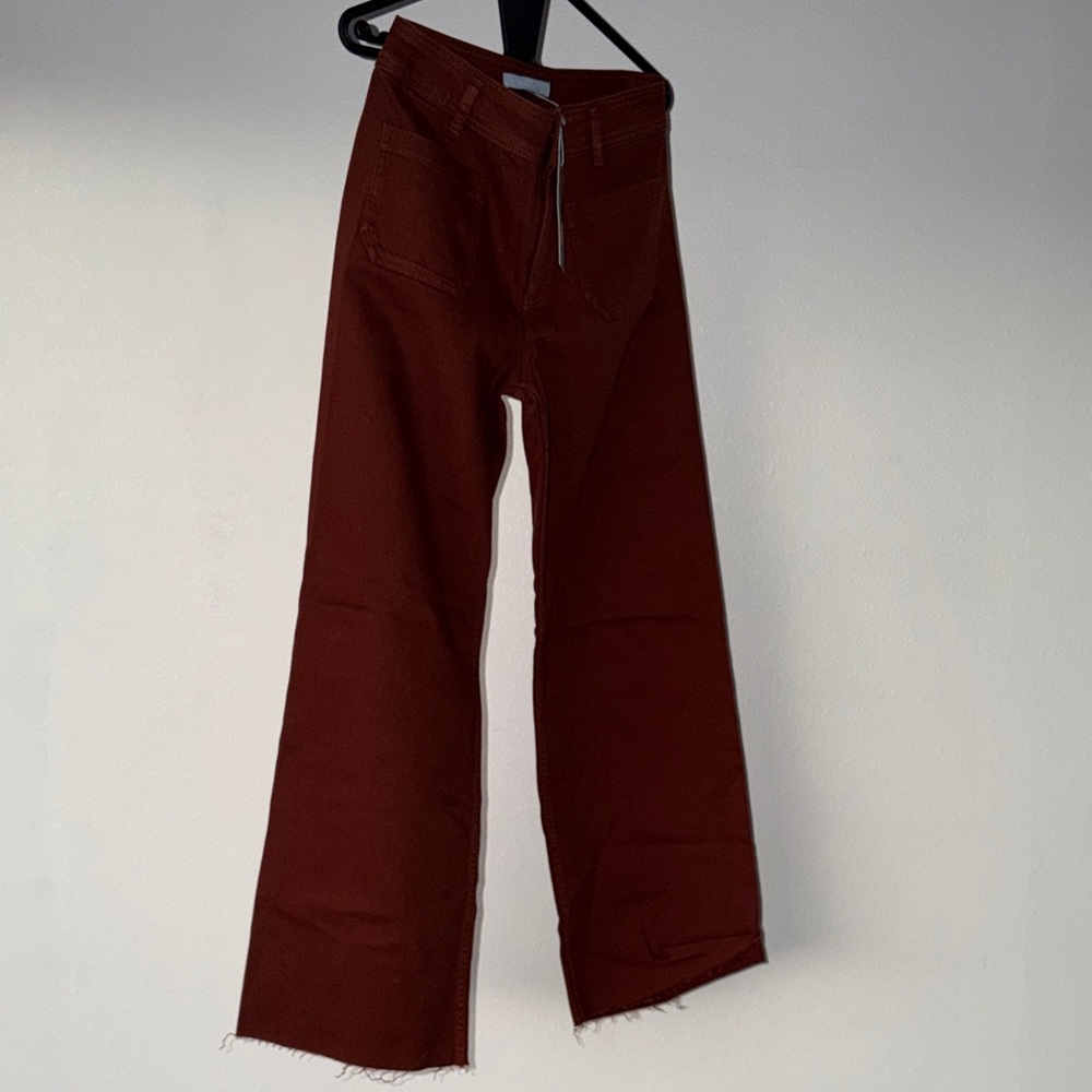 Antonio Melani Rust Wide-Leg Pants